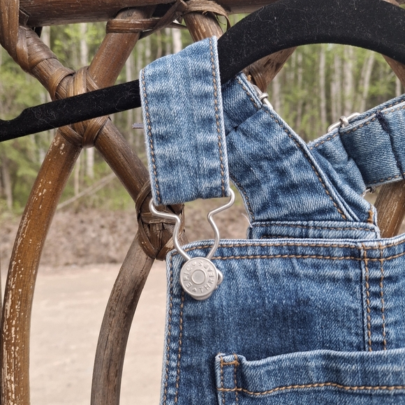 🍀3/15 Denim Blue Girl's Overalls - Picture 5 of 9
